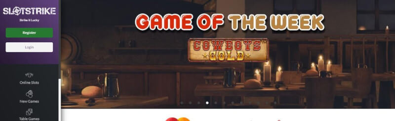 slotstrike website offers casino games and promotions for brand new players-logo