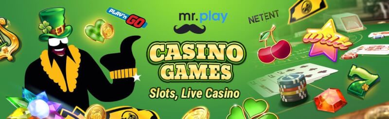 mr play provides various gambling games like slot machines, blackjack kimi real vaxt kazino oyunları, bakkara və rulet-loqosu