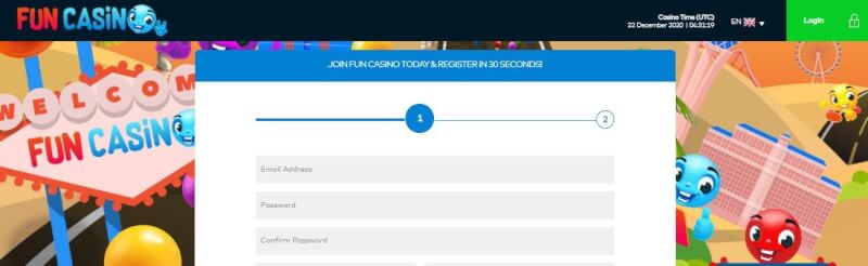 fun casino website offers gambling games and campaigns for new players-logo