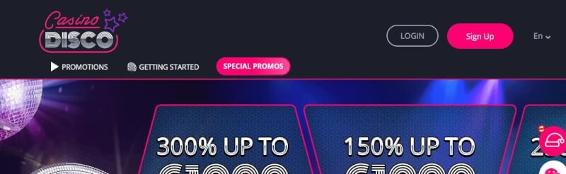 casinodisco homepage offers casino games, ilk depozit əlavə və yeni oyunçular üçün kampaniyalar-loqosu