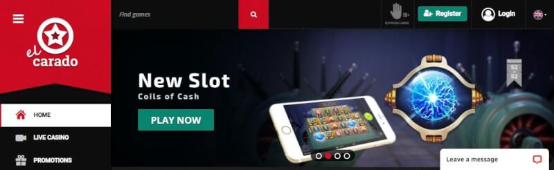 el carado website provides gambling games, çox ilk depozit əlavə və yeni oyunçular üçün təkliflər-loqosu