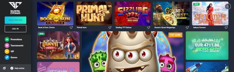 buran casino website offers casino games, çox ilk depozit əlavə və yeni oyunçular üçün kampaniyalar-loqosu