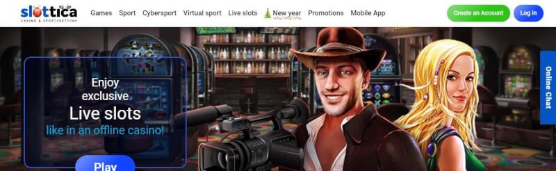 slottica website provides gambling games, ilk depozit əlavə və yeni oyunçular üçün promosyonlar-loqosu