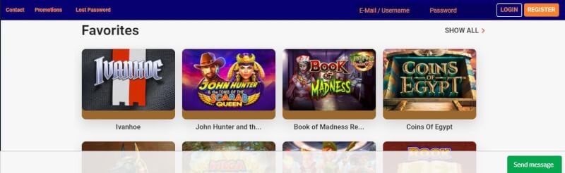 crowncas homepage offers gambling games, very first deposit bonus and campaigns for brand new players-logo