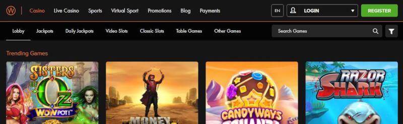 casino winner website provides casino games, very first deposit extra and promotions for brand new players-logo