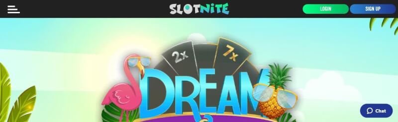 slotnite casino website provides gambling games, ilk depozit əlavə və yeni oyunçular üçün təkliflər-loqosu