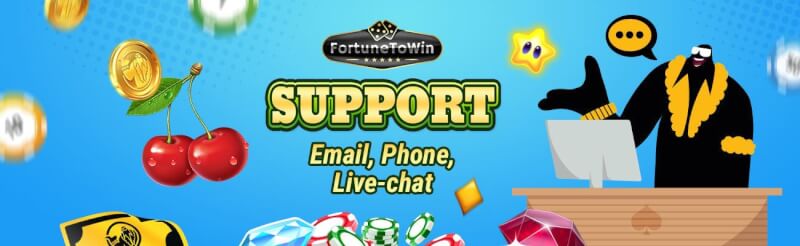 fortunetowin support options review-logo