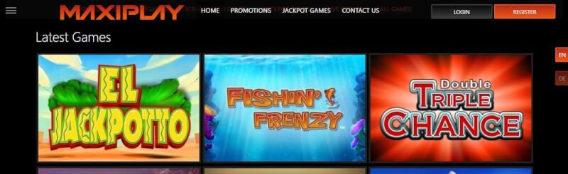 maxiplay website offers gambling games, first deposit bonus and campaigns for new players-logo