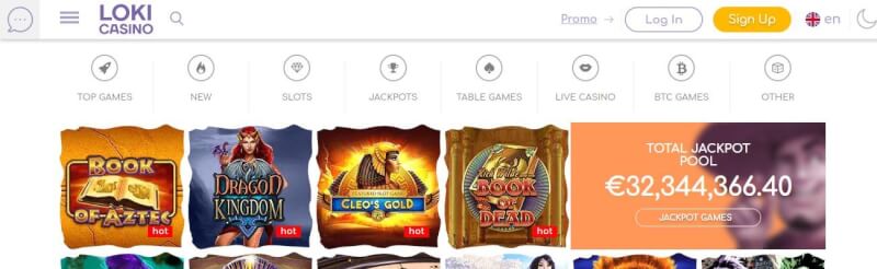 loki casino homepage offers casino games, ilk depozit bonusu və yeni oyunçular üçün promosyonlar-loqosu
