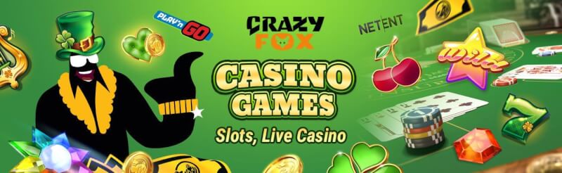 crazyfox casino provides numerous casino games like slots, blackjack kimi canlı kazino oyunları, bakkara və rulet-loqosu