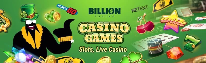 billion casino provides various casino games like slot machines, blackjack kimi real vaxt kazino oyunları, bakkara və rulet-loqosu
