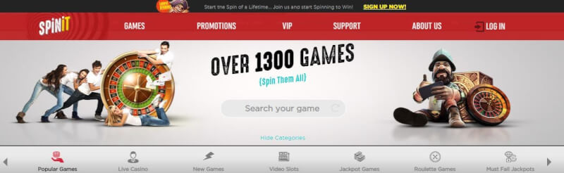 spinit homepage provides gambling games, ilk depozit əlavə və yeni oyunçular üçün təkliflər-loqosu