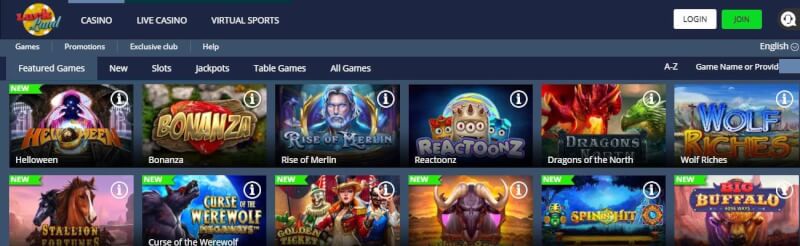 luckland casino website provides gambling games, ilk depozit bonusu və yeni oyunçular üçün kampaniyalar-loqosu
