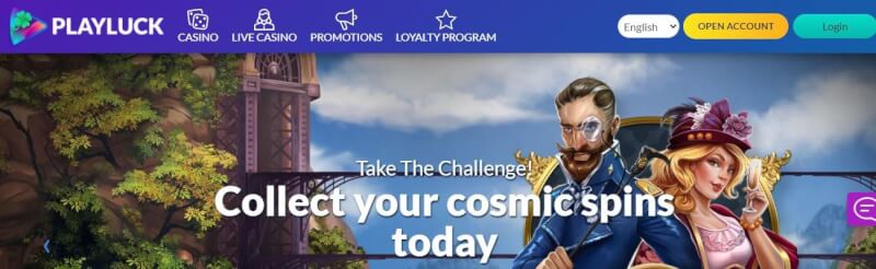 playluck casino website offers gambling games, çox ilk depozit əlavə və yeni oyunçular üçün kampaniyalar-loqosu