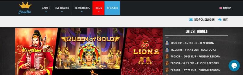 casollo homepage provides casino games, ilk depozit bonusu və yeni oyunçular üçün kampaniyalar-loqosu
