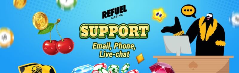 refuel casino support options review-logo