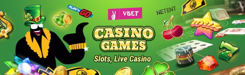 vbet casino provides numerous casino games like slots, blackjack kimi canlı qumar oyunları, bakkara və rulet-loqosu