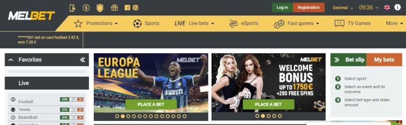 melbet homepage offers gambling games and campaigns for brand new players-logo