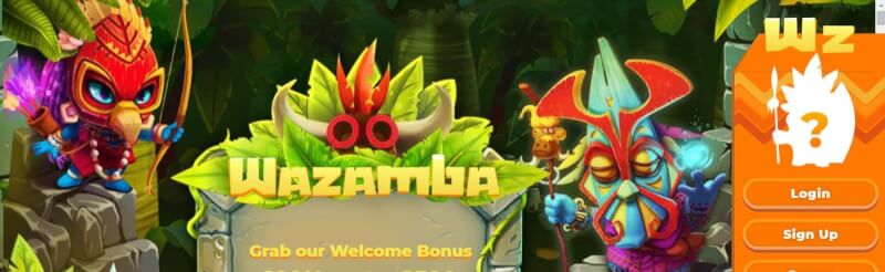 wazamba casino website offers casino games, ilk depozit əlavə və yeni oyunçular üçün promosyonlar-loqosu