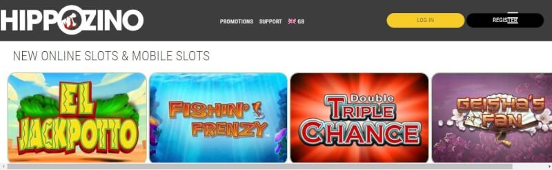 hippozino website offers casino games, ilk depozit bonusu və yeni oyunçular üçün promosyonlar-loqosu