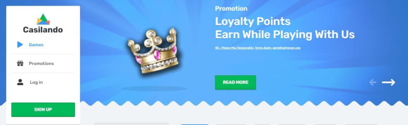 casilando homepage offers casino games, ilk depozit bonusu və yeni oyunçular üçün təkliflər-loqosu
