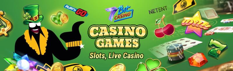 7bit casino provides different casino games like slot machines, blackjack kimi canlı qumar oyunları, bakkara və rulet-loqosu