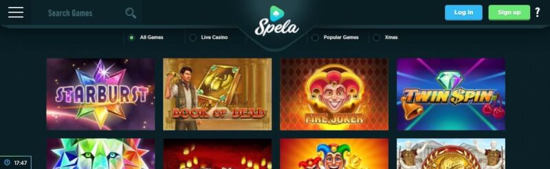 spela casino homepage provides gambling games, ilk depozit bonusu və yeni oyunçular üçün promosyonlar-loqosu
