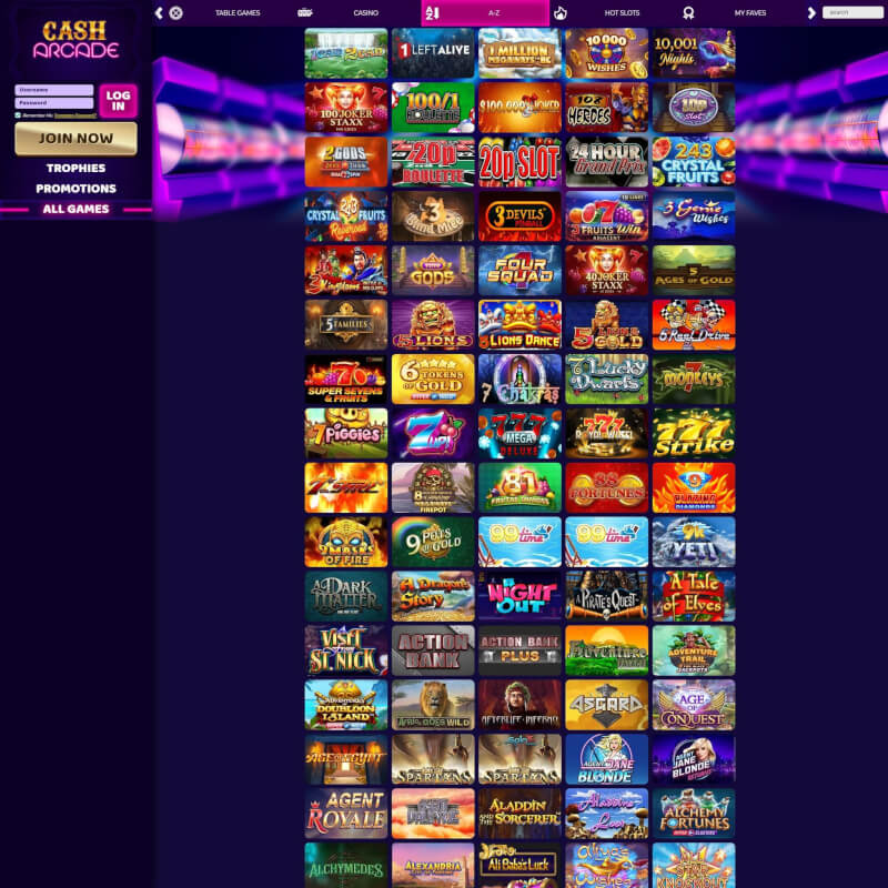 Cash Arcade Casino screenshot 2
