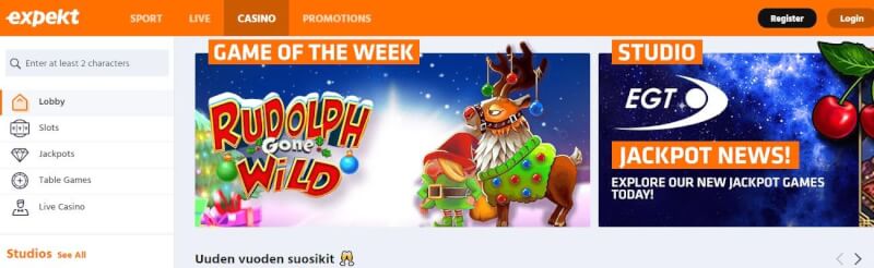 expekt casino homepage provides casino games, yeni oyunçular üçün ilk depozit bonusu və promosyonlar-loqosu
