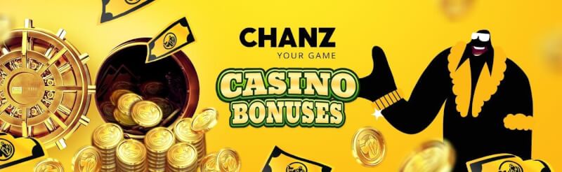 Chanz casino extra, get amazing extra bundle with very first deposit bonus-logo