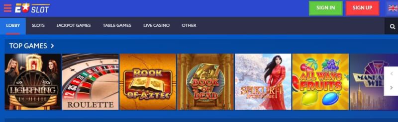 euslot website provides casino games, ilk depozit əlavə və yeni oyunçular üçün təkliflər-loqosu